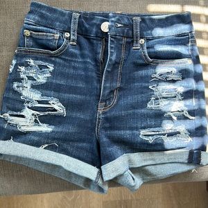 American eagle jean shorts